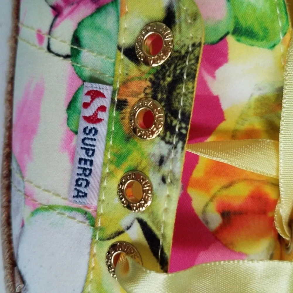Superga women’s floral platform espadrilles - Picture 10 of 11